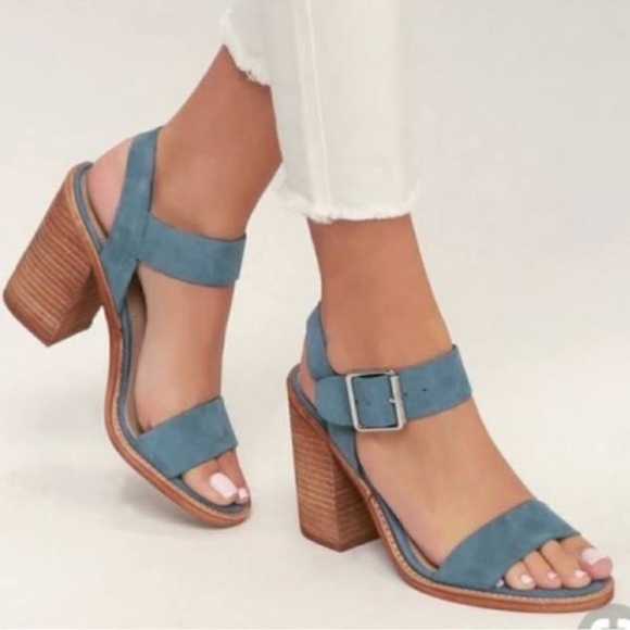 Steve Madden Shoes - Steve Madden Castro Suede Block Heel Sandals